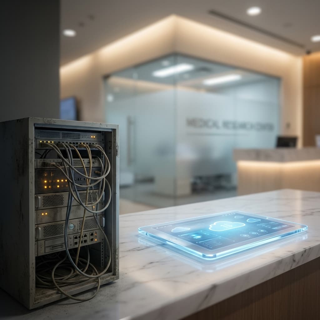 Software de escritorio vs. Apps Web: Por qué tu clínica se siente "vieja"