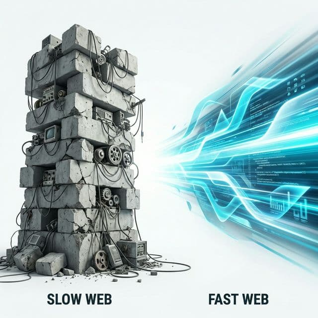 Comparativa de velocidad entre WordPress y Next.js para SEO y conversión